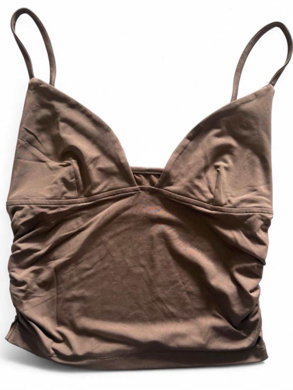 Brown V-Neck